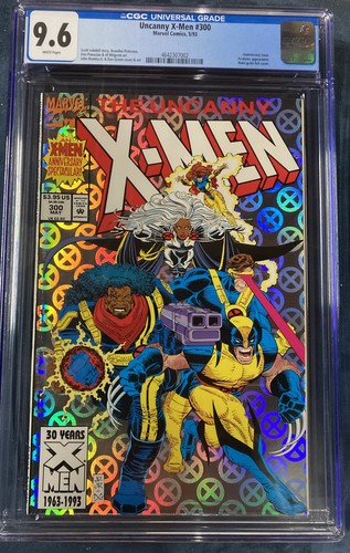 Uncanny X-Men #300 (Marvel Comics 5/93) CGC 9.6 WHITE Pages Anniversary Foil Ed - Bild 1 von 3