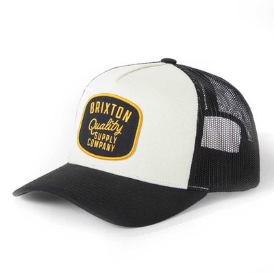 Brixton Hubal C MP Trucker Cap One Size Black Off White Schwarz