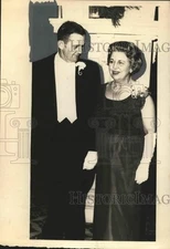 1964 Press Photo Mr. and Mrs. David K. Young attending a Gala Ball, - saa26359