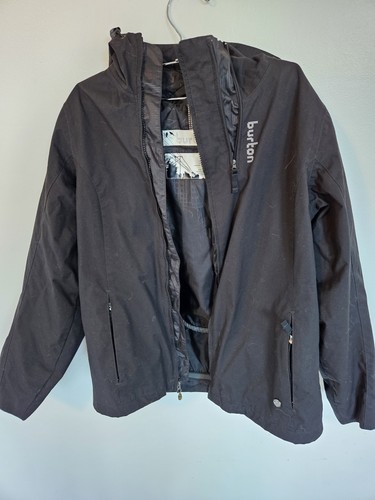 Burton Concert Jacke M Snowboard Ski Winter Mantel schwarz Schnee wasserdicht - Bild 1 von 3