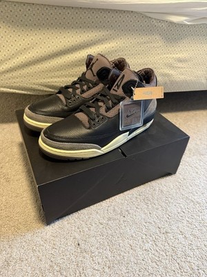 A MA MANIERE x NIKE AIR JORDAN RETRO 3 AMM BLACK Size 12.5w/11m