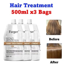 3x Farger Bond Booster Color Hair Treatment restores strength Recover 500ml