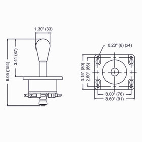 Competition 4 Way 8 Way HAPP Joystick Arcade Jamma Mame With Microswitch D