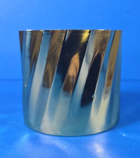 Threshold Wooden Wick Lidded Metal Holiday Hearth Candle 8oz Gold