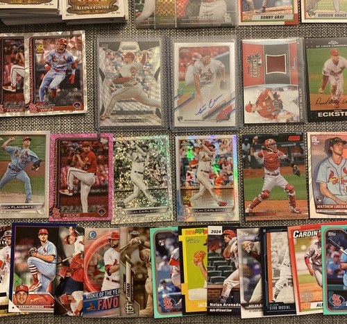 700+ St. Louis Cardinals Baseball Card Lot Huge RC Insert Refractor And More! - Picture 7 of 8