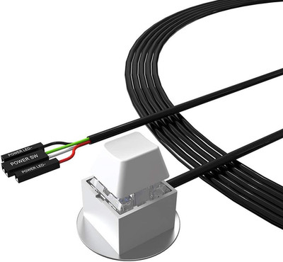 Power Supply Control Adapter Cable 2M External PC Power Button ATX Desktop Compu