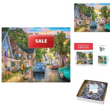 Springbok 1000 Piece Jigsaw Puzzle Blissful Borough - Made In USA 33-10946