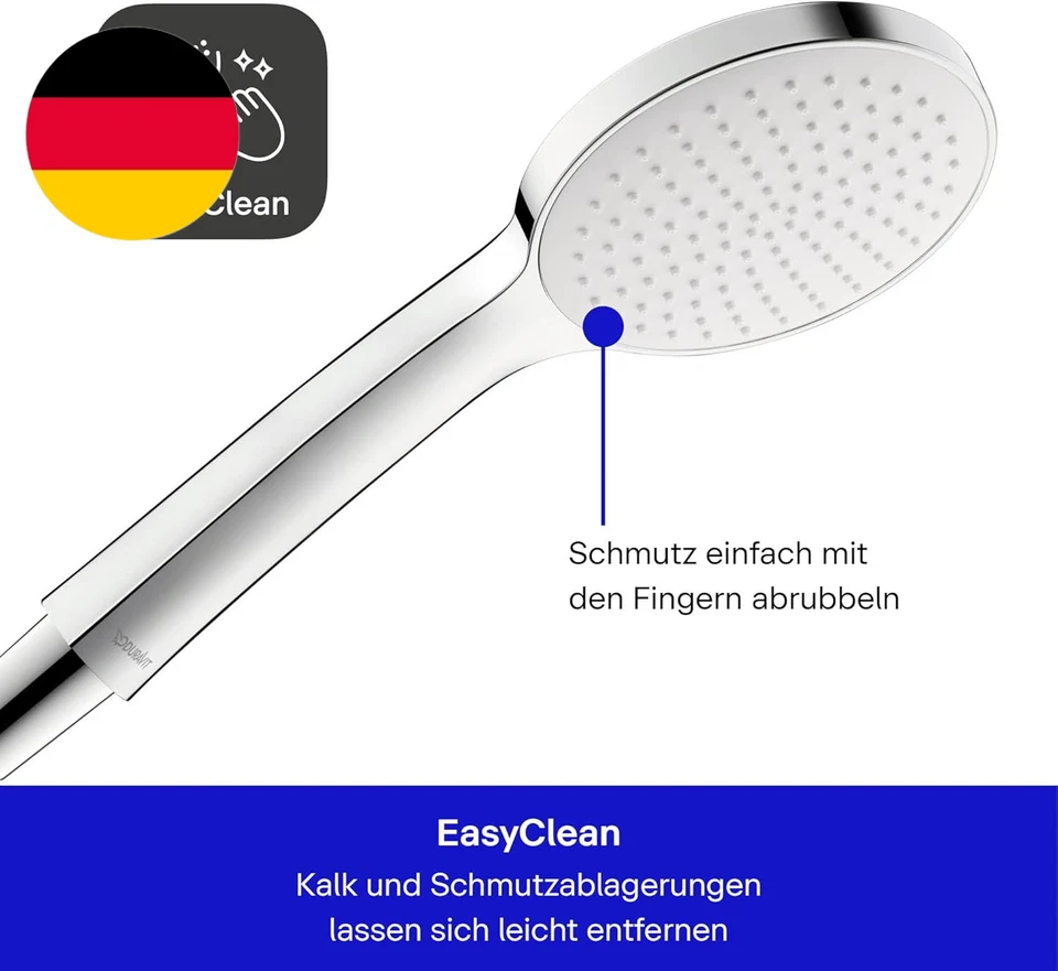 Duravit Universal Duschsystem, Duschset Mit Strahlart Rain, Duschstange (700 Mm) - Bild 2 von 4