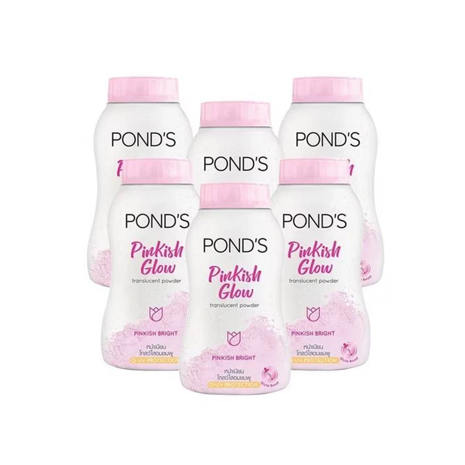 6x Face Powder POND'S Pinkish Glow Bright UV Protection Translucent Facial Powde - Image 2 of 4