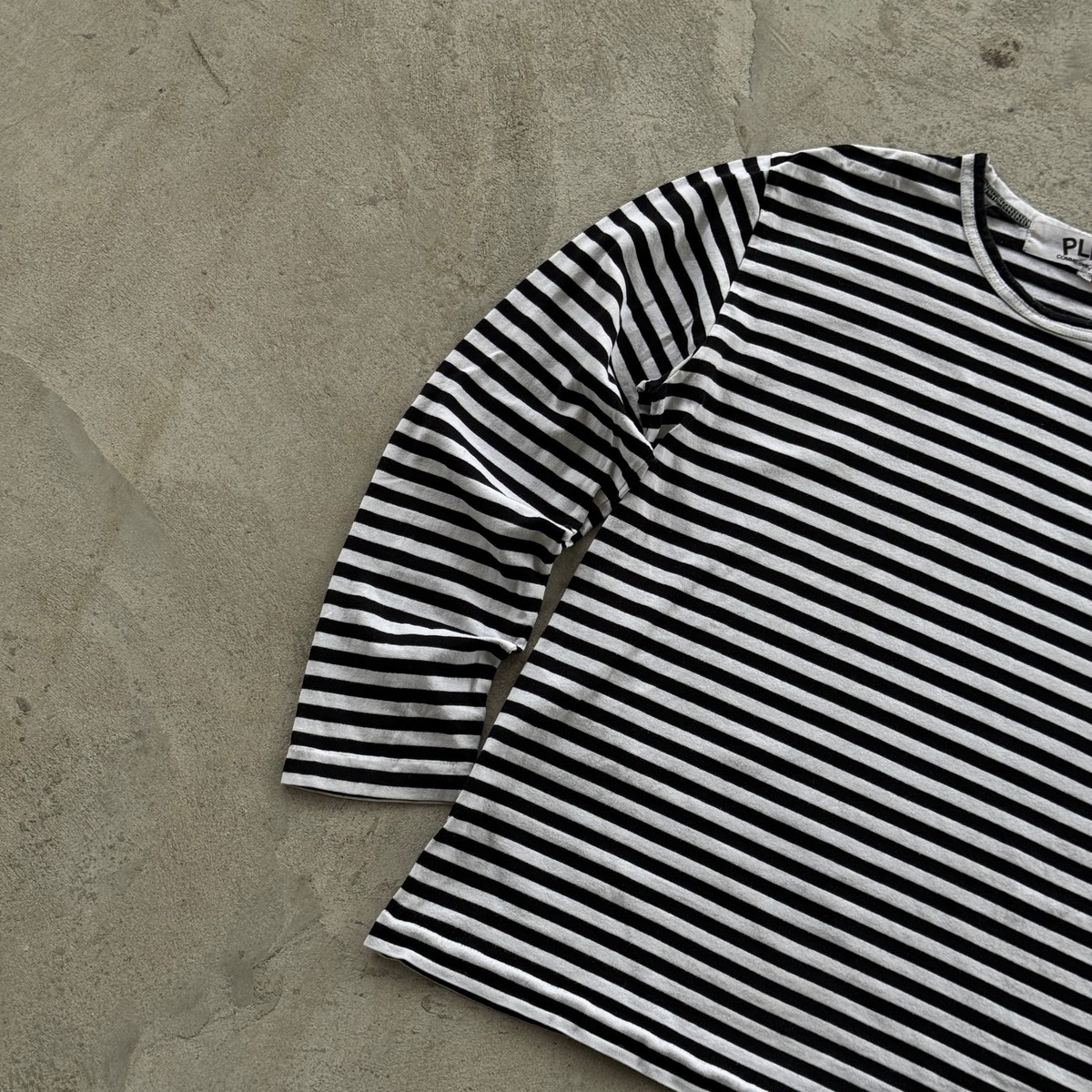 Vintage 90s Comme Des Garcons Striped LongSleeve Tee Shirt Size L 