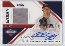 2020 Panini USA Baseball Stars & Stripes Relic Auto 31/293 Asa Lacy #SSS-AL