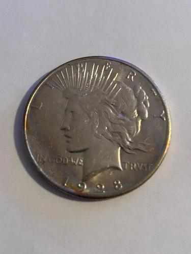1928-S PEACE SILVER DOLLAR (AU/BU)