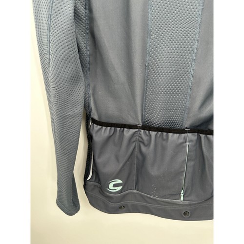 Chaqueta Cannondale Gris Cremallera Completa Ciclismo Bolsillo Mujer Talla Grande Estilo 5F138 - Imagen 9 de 9