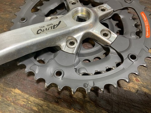 Kurbelgarnitur Shimano Alivio FC-MC14 VIA Japan 24/34/42 IG 175mm 1995 - Bild 8 von 19