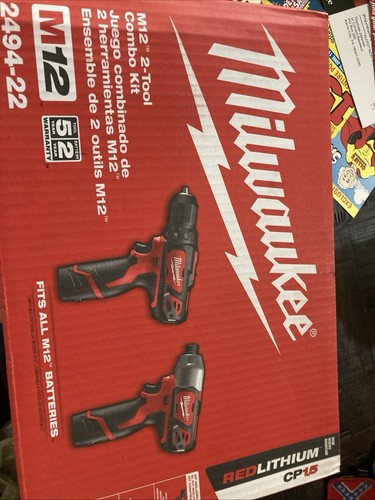 Milwaukee 2494-22 M12 12V Cordless Power Lithium-Ion 2-Tool Combo Kit - Picture 5 of 6