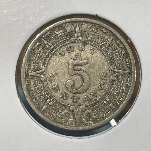 1937 M Mexico 5 Centavos F3952