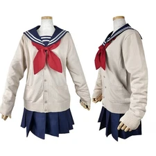 My Hero Academia Cosplay Costume Himiko Toga JK Uniform Sweater Coat