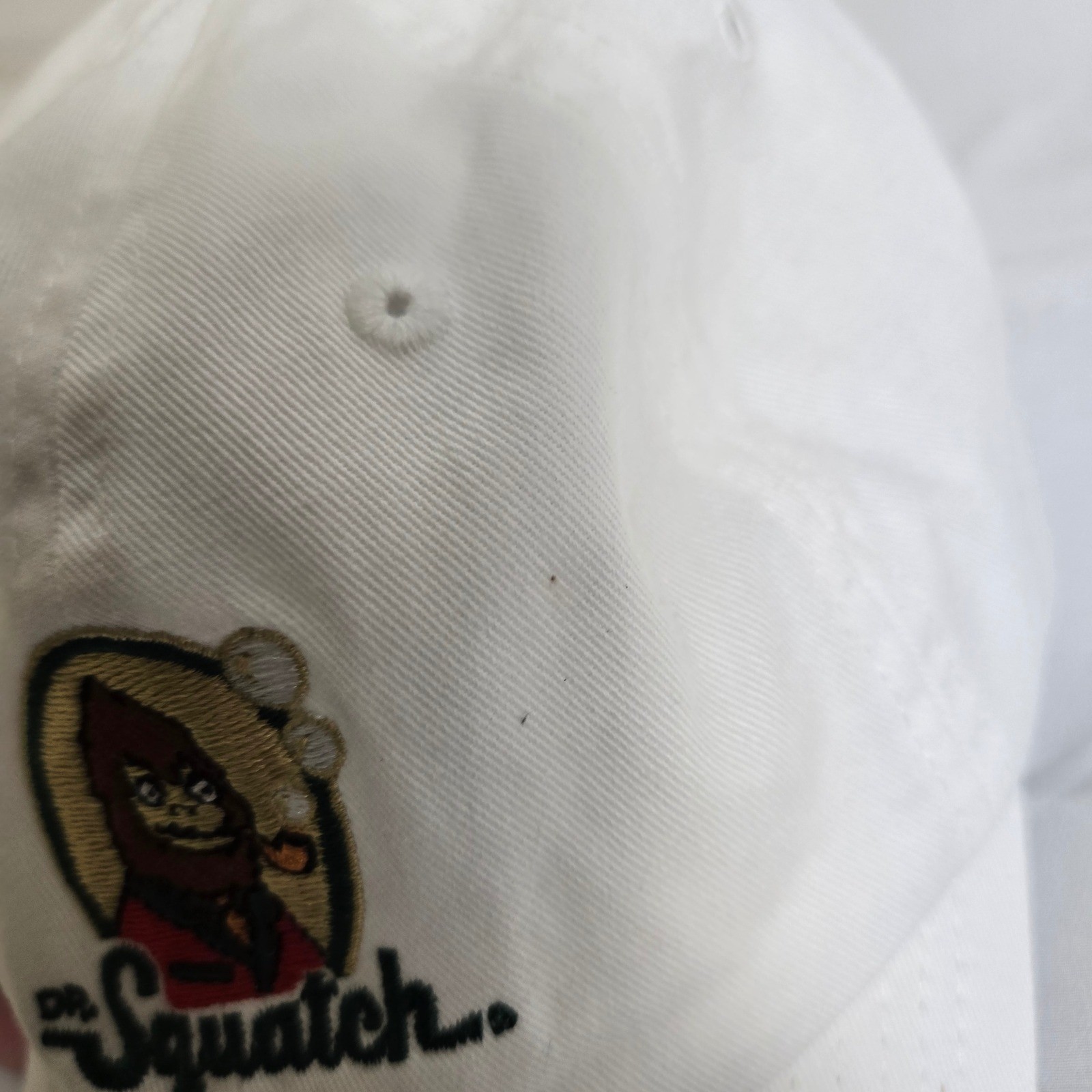 Dr. Squatch Adjustable Baseball Cap, White - image 6