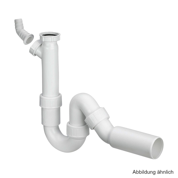 "Viega Siphon FüR SpüLe 1 1/4\"G, Dn 40, Mit Abwasserschlauchanschluss, 114596"-image