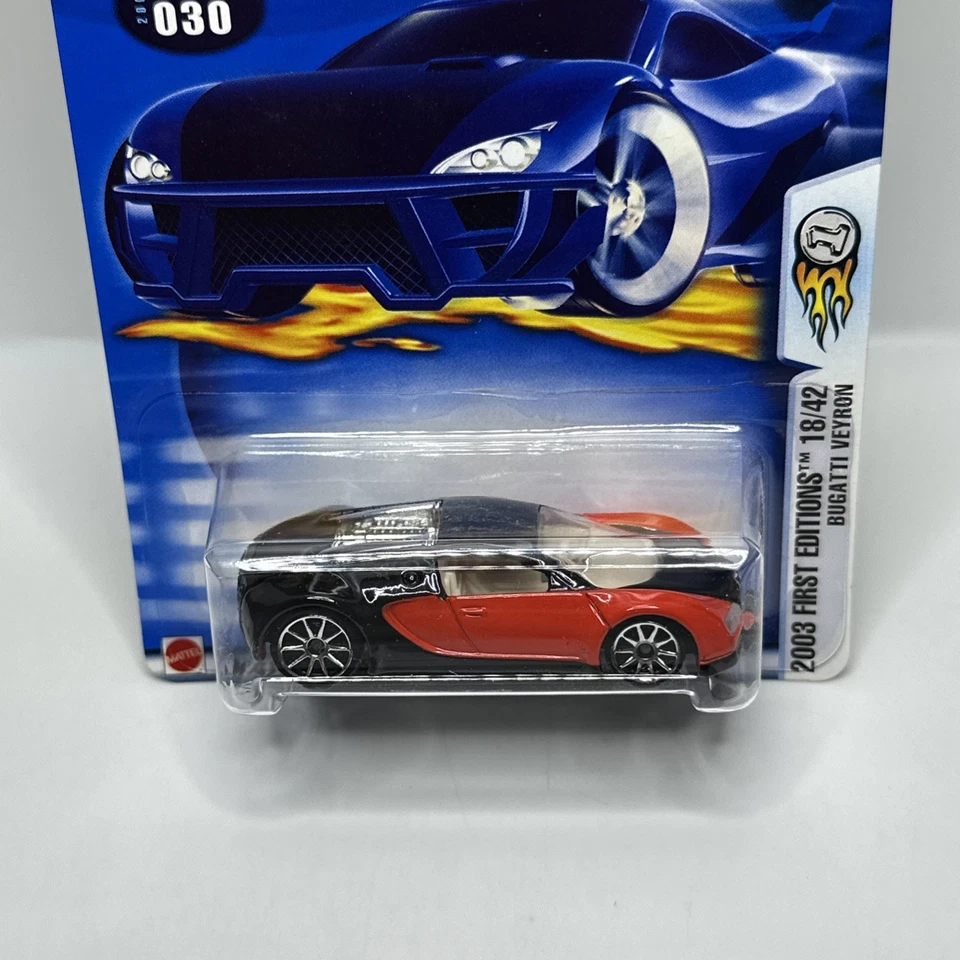 2003 Hot Wheels First Editions Red Bugatti Veyron NEW + FAST SHIPPING - Image 3 of 4