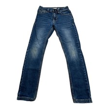 Cat Jack Kids Boys Blue Tapered Stretch Denim Jeans Size 8