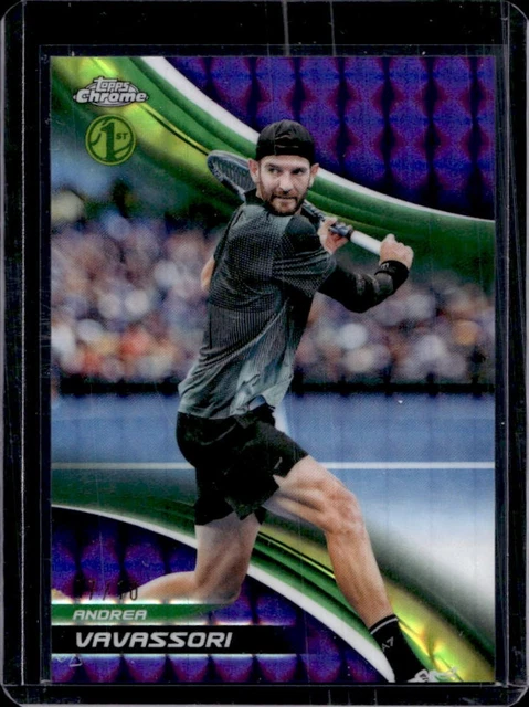 2025 Topps Chrome Andrea Vavassori Purple Geometric Refractor #/10