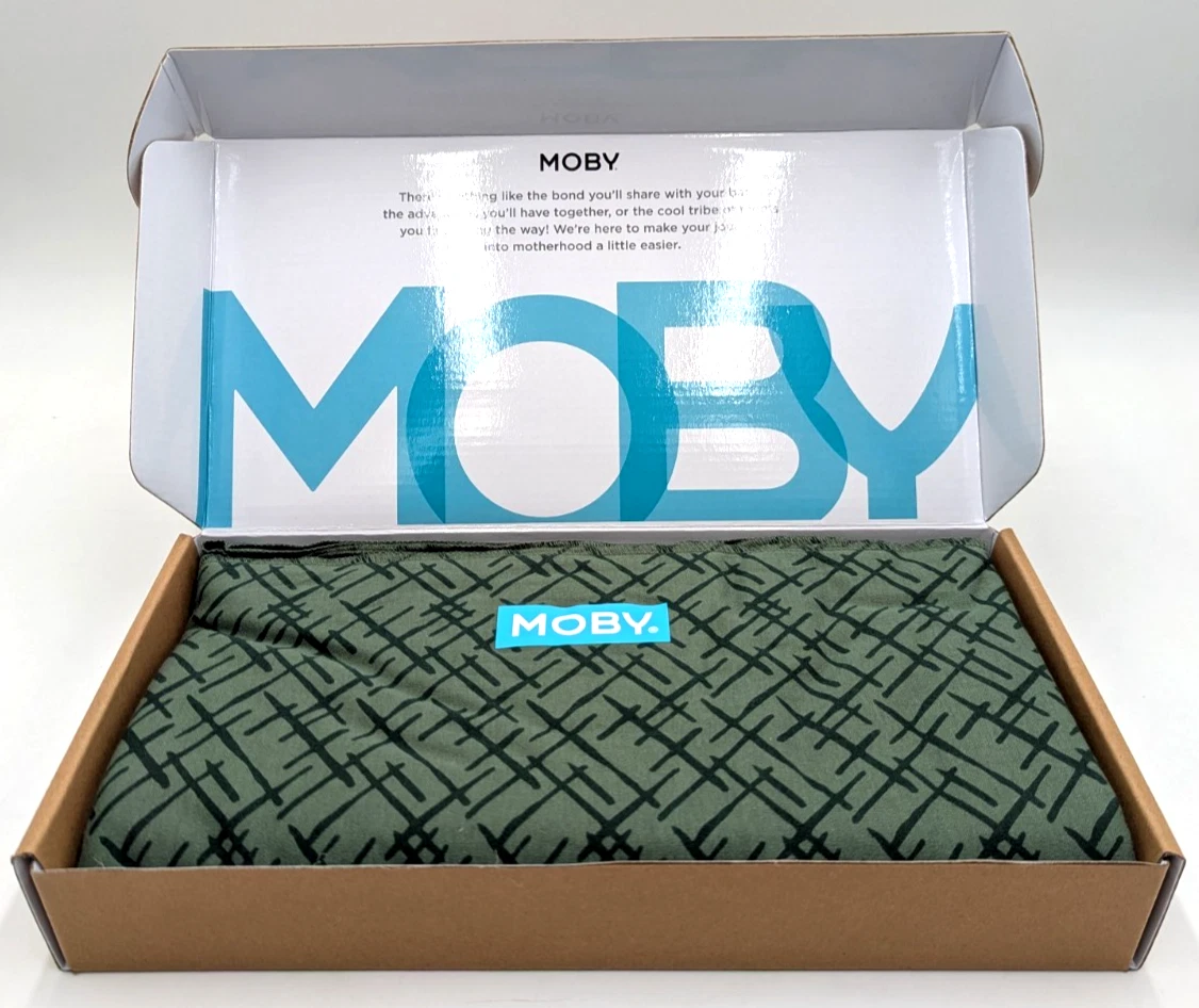 Moby Classic Wrap Baby Carrier -Olive Etch- For Babies & Toddlers