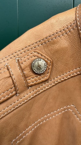 Giacca vintage marrone in pelle da donna Aeronautica militare taglia 40 - Foto 7 di 19