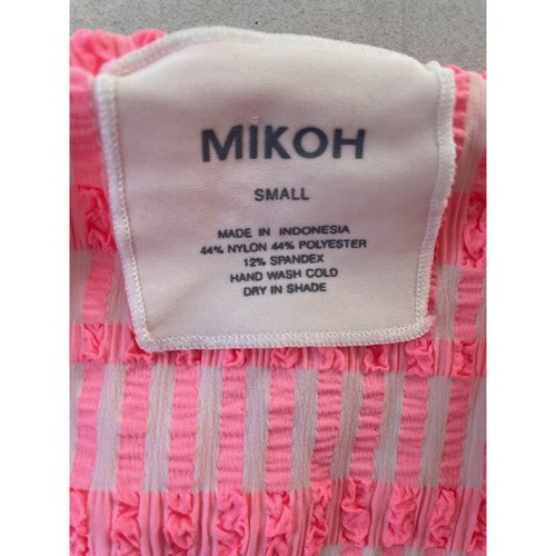 Mikoh Swim Women Sz S Bikini Bottom Gingham Textured Punch Swimwear NWT - Bild 8 von 8