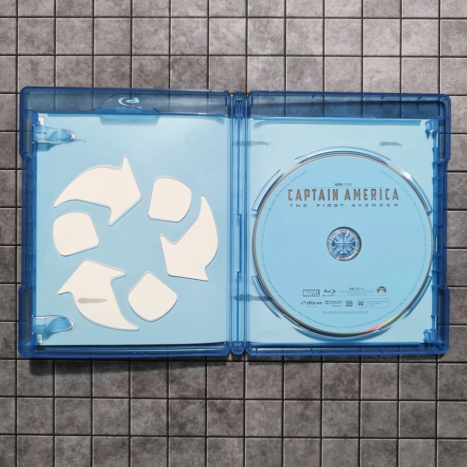 Captain America: The First Avenger - (Blu-ray, 2011) - Marvel - EXCELLENT - Image 2 of 3