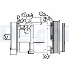 CS20528 COMPRESSOR, AIR CONDITIONING DELPHI