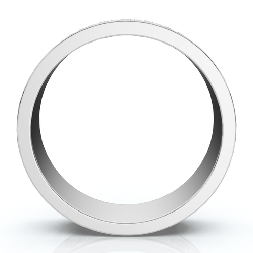 6mm Men's 14k Gold or Platinum Wedding Band - Picture 2 of 7