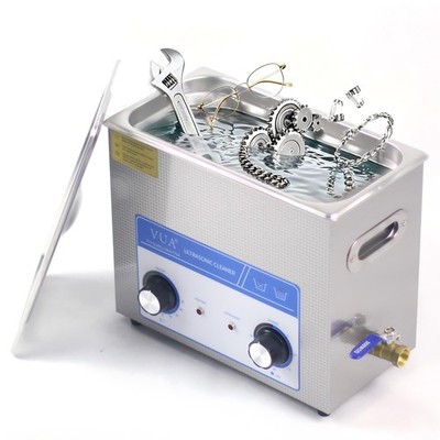 6L Professional Ultrasonic Cleaner w/ Timer & Heater for Glasses, Jewelry, Tools