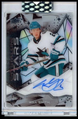 2024-25 Upper Deck Clear Cut Will Smith Crystalline Stars Rookie Auto