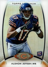 2012 Topps Platinum #119 Alshon Jeffery Black Refractors