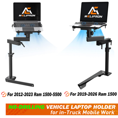 #ad Truck Laptop Mount for 2012 2026 Ram 1500 5500 Vehicle Laptop Stand Mobile Work $169.00