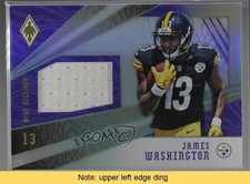 2018 Panini Phoenix RPS Memorabilia Purple 64/75 James Washington #22 READ i6j