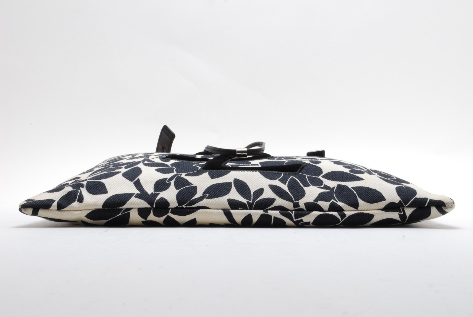 Borsa Yves Saint Laurent tote logo Kahara tela fiore