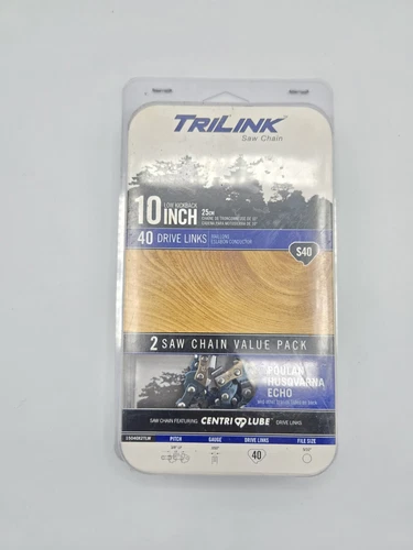 TriLink Saw Chain S40 Drive Links 10" - Pack of 2