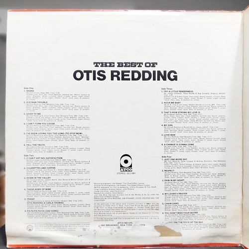 Otis Redding, The Best of, Atco Records, 2xLPs, Gatefold, VG+ - Picture 7 of 7