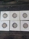 Lot Of 6 - 90% Silver Mercury Dimes - Random Dates