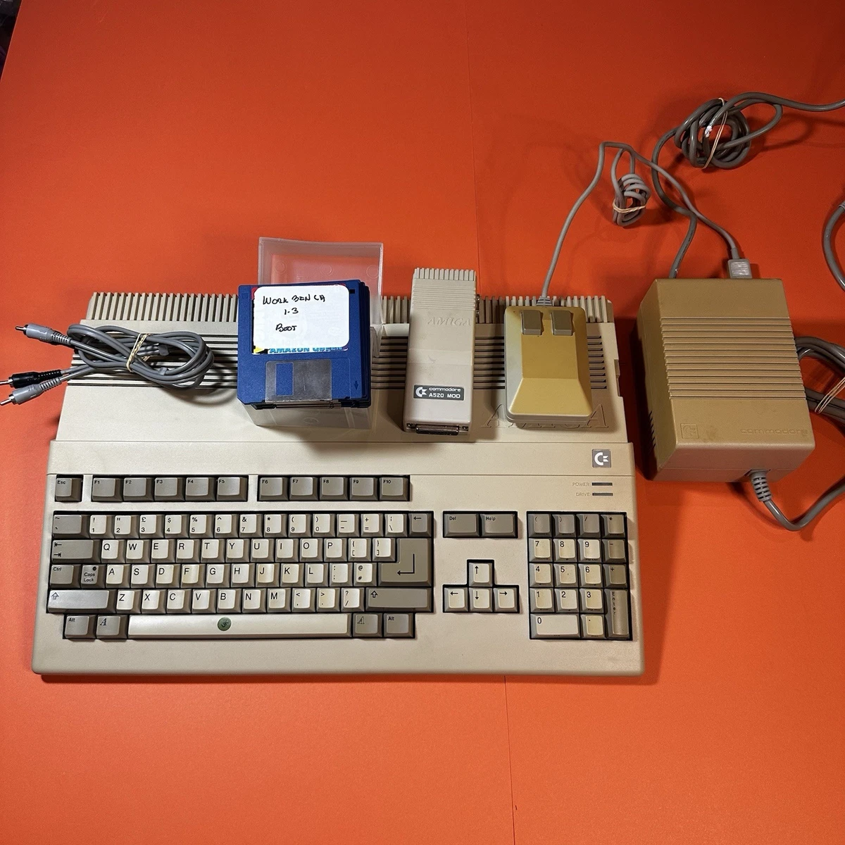 CENTER COURT TENNIS COMMODORE AMIGA 500 DISQUETTE RARE ONLY 1 ON