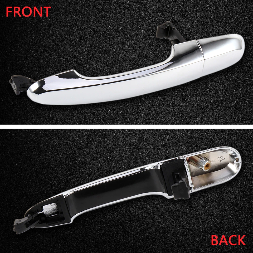 Maçaneta externa para 2011-2015 Kia Sorento traseira esquerda driver LH cromado - Imagem 3 de 4