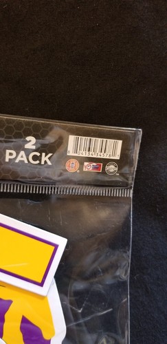 4 Piece LSU TIGERS FAN PACK BUNDLE: CAR MAGNETS, EMBLEM, STICKY NOTES, KEYCHAIN - Picture 4 of 10