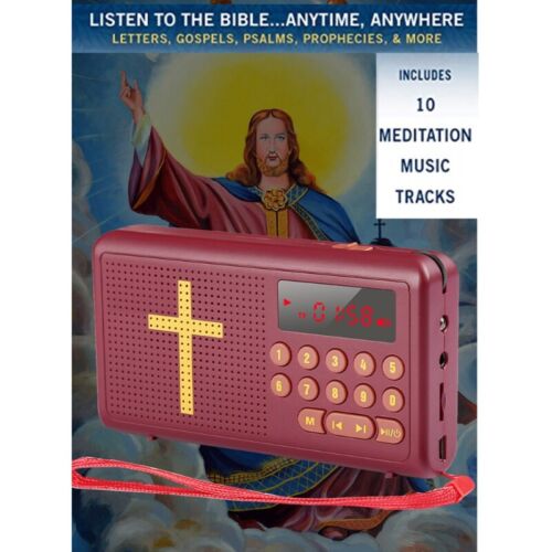 Universal High-end Rechargeable Audios Bible Player Electronic Bible Talking - Foto 11 di 17