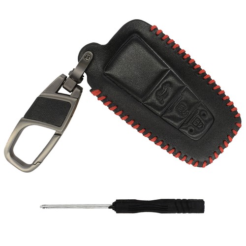 For Toyota Camry Corolla RAV4 3 Buttons Remote Key Fob Bag Leather Cover Case - Picture 3 of 9