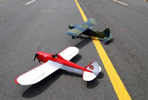 VQ Models .46 Size Fly Baby (Red/White) 63.7in Wingspan ARF (Kit Only) - Picture 9 of 10