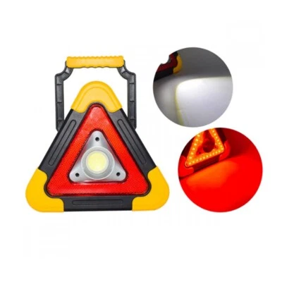 ROBERTAGOR DRIWEI TRIANGOLO EMERGENZA STRADALE A LED RICARICA SOLARE USB SOCCORSO AUTO MOTO 30W