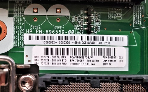 HP EliteDesk 800 G1 USFF Arthur  REV. A motherboard - 696559-001 - Bild 3 von 8