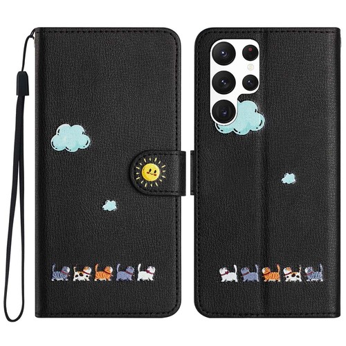 Cartoon Katzen Flip Wallet Handyhülle Für iPhone 15 Pro Max 14 13 12 11 X XS XR - Zdjęcie 8 z 55